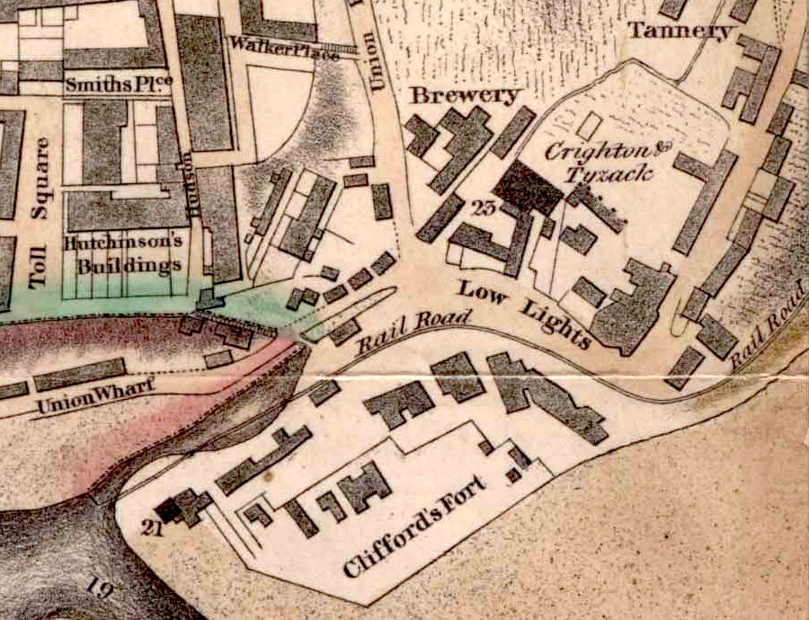 Wood's Plan 1826 - North Shields - crop of waggonway at Low Lights - reduced for forum.jpeg