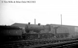 img1548 TM Ulster Rail Scenes Irish 2 1962 Unknown U2 4-4-0 on shed stored Belfast York Rd MPD...jpg