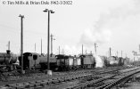 img2027 TM Neg Strip 83 Old Oak Yard Line of locos on disposal road end 1962 - early 1963 Rema...jpg