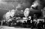 img2861 TM Neg Strip 74 40026, 45620, 43118, 44210, 44717 Row of locos around turntable Kentis...jpg