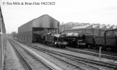 img3191 Neg Strip 63 ex works locos 7240 & 92208 at Swindon photo from up Bristolian 9 Jun 62 ...jpg