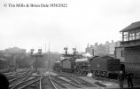 img3505 TM Neg Strip 2 B1 61247 & B2 61615 backing on to Cambridge train Kings X Jul 58 copyri...jpg